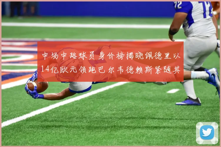 中场中路球员身价榜揭晓佩德里以14亿欧元领跑巴尔韦德赖斯紧随其后